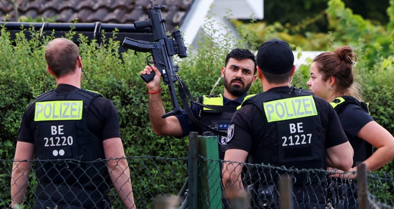 Almanyayi birbirine katan isidliyi polis vurdu l1NeywHl